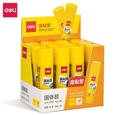 得力  胶棒/固体胶/胶水 7090  固体胶(15g/支)